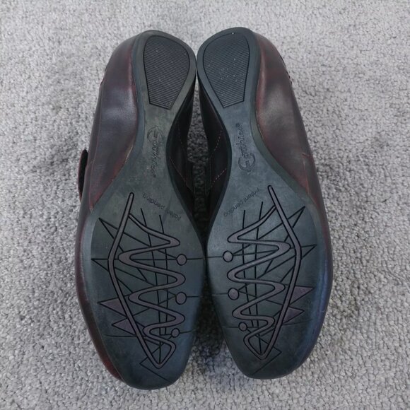 Earthies Granada Womens Size 6.5 Comfort Shoes Bordeaux Burgundy Red Leather - Picture 2 of 9